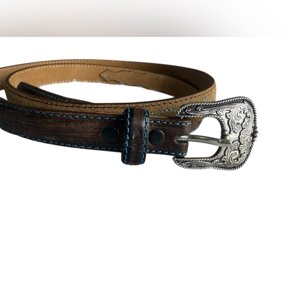 Tony Lama Leather women’s Belt Western Festival Boho